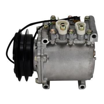 New A/C Compressor 1761895 Compatible With CAT Caterpillar Excavator 312C 318C 320C 322C Engine 3054T 3066 3126 3064