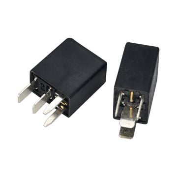 2Pcs 4 PIN Multi-Function Purpose Relay 8T2T-14B192-AA Black High Power Relay for Ford