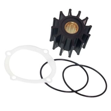 Water Impeller Kit 09-812B-1 09-812B 18-3306 S685007 119773-42600 ME420TI 6TA-12457-00 Johnson Pump F6B-9 V8 Indar Monsoon Engine 320HP 325HP Volvo Penta 3588914 3584350 Sierra Yanmar Yamaha