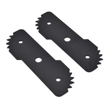 2PCS 243801-02 243801-00 Edger Blade (7 3/4" x 2 3/4") for Black and Decker