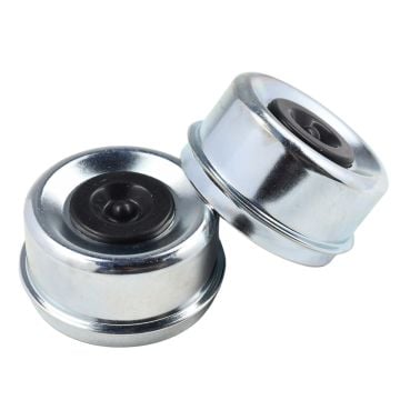 2.72" Trailer Axle Wheel Hub and Bearing Dust Cap with Rubber Plug