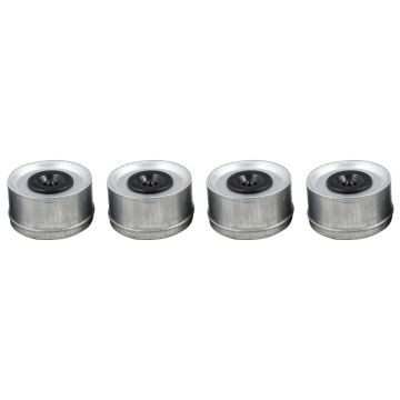 2.72" Relube Grease Dust Cap Rubber Plugs 7,000-8,000lb Trailer Axle Wheel Hubs 4 Pcs