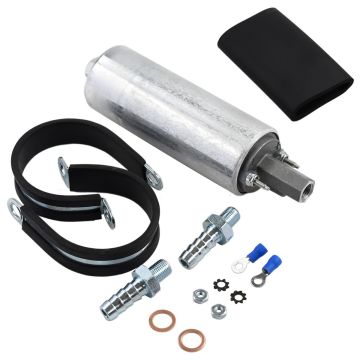 GSL392 Fuel Pump Universal 255LPH High Flow & Pressure External Inline Fuel Pump with 400-939 Install Kit Replace For EFI Applications