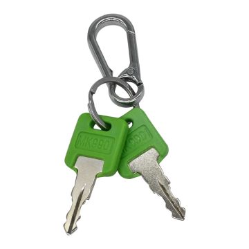 2Pcs RV Keys MK9901 6601 Motorhome Green Master Keys for FIC