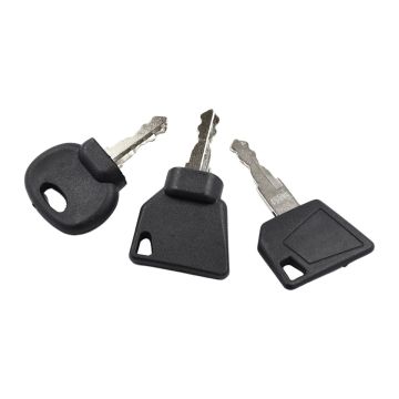 3PCS Ignition Key Hamm Roller Compaction JCB Bomag Dynapac Terex Vibromax Volvo Ford Moxy New Holland