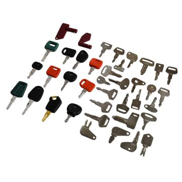 Heavy Equipment Key Set 39pcs 5P8500 787 T250 H800 AR51481 D250 For Bobcat