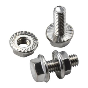 Buy 2PCS Hex Flanged Bolt and Nut Set 19M7775 14M7303 For John Deere Tractor G110 L100 L110 L111 L120 L130 LT170 D100 D105 D110 D120 D125 D130 D140 D150 Online