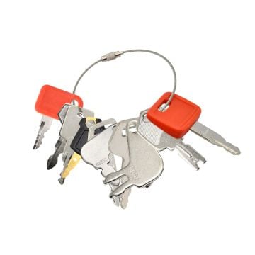 10PCS Ignition Keys Set D250 For Caterpillar