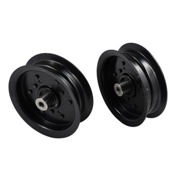 Flat Idler Pulley 2pcs 196106 197379 For Husqvarna