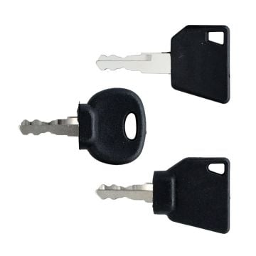 3 Pcs Heavy Equipment Ignition Key For JCB