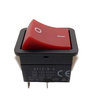 Push Button On Off Rocker Switch 4 Pin IP55 HY12-9-4HY12-9-4 For Saba