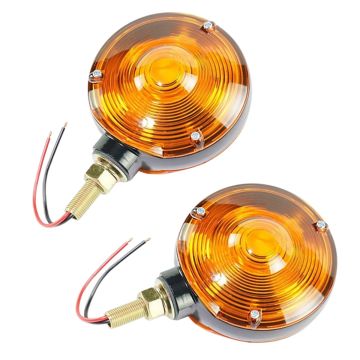 2 Pcs 12V Warning Lamp 70248110 PL100C for Allis Chalmers