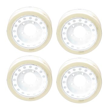 4 Pieces Mould On Wheel White 200X8 158438 For Skyjack