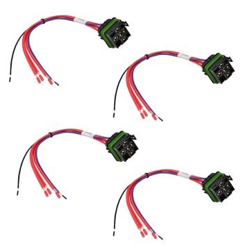 4Pcs Relay Connector 5 Wires 30CM H84709001 For Hella