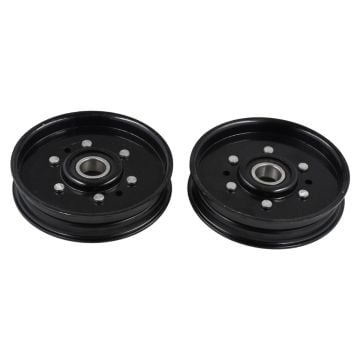 2PCS Flat Idler Pulley AM37249 AM107468 AM37442 AM35862 M81677 For John Deere