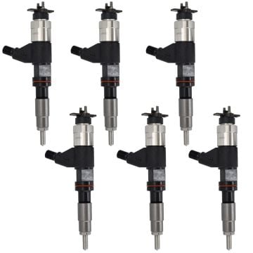 6pcs Common Rail Injector 095000-6310 for John Deere