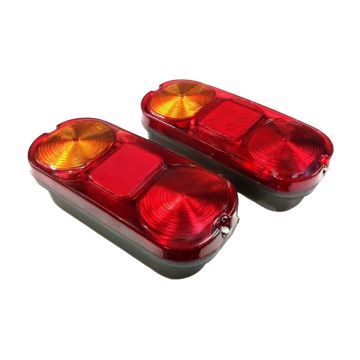 2PCS Rear Light Assy And Lens 700/50018 For JCB