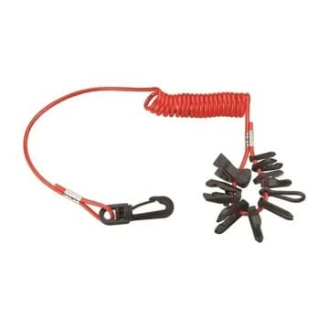 Universal Safety Kill Stop Switch 11 Keys Lanyard For Evinrude Johnson