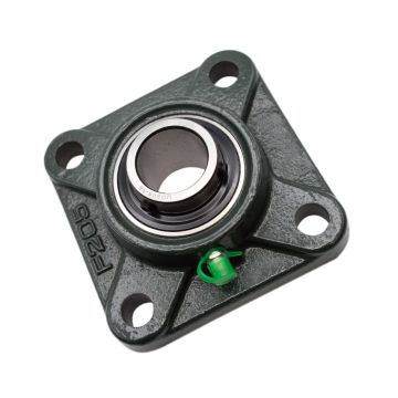 Pillow Block Square Flange Mounted Ball Bearings UCF207-22 For Motors