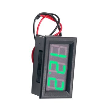 12V Waterproof Digital Voltmeter LED Battery Meter For Solar Panel Car Auto Battery Monitoring