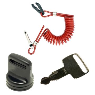 Stop Switch Lanyard and Key Cap 682-82556-00-00 For Yamaha