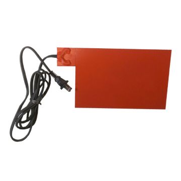 Silicone Pad Battery Heater 120 Volts 60 Watts 5 1/2" x 8 1/2" 3400066 For Most Batteries