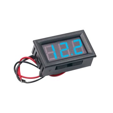 Digital Battery Voltmeter 12V 2.5V-30V DC HV40D For Heavy Equipment