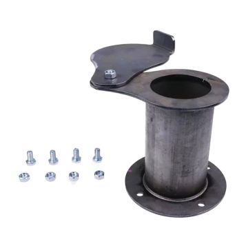 2" Teardrop Flanged Exhaust Vent Damper For UDS