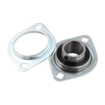 1inch Bore Pressed Steel 2 Bolt Flange Ball Bearing SBPFL205-16 SBSFL205-16 for all SA AND