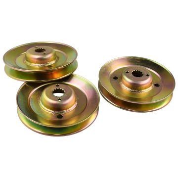 3 Pack Mower Spindle Pulley M163464 M154394 Deck Spindle Pulley for John Deere