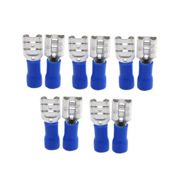 Electrical Terminal Blue Female Disconnect 10pcs 418-468 For Power Equipment