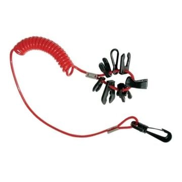 Kill Stop Switch 7 Key Tether Lanyard BKS-6 For Kwik Tek