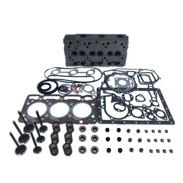 Cylinder Head with Valve Train Kit Full Gasket for Kubota