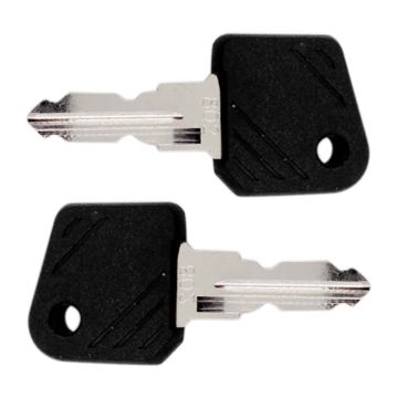 2Pcs Ignition Key 0039730404 For Linde