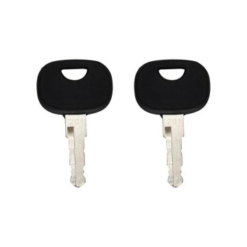 2pcs Ignition Keys 3643912 For Takeuchi