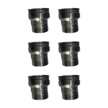 6 Pcs Injector Sleeve With O-Ring 229-1490 for Caterpillar