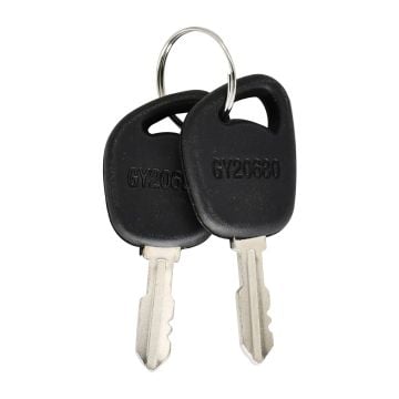 2Pcs Ignition Key GY20680 GX24332 for John Deere