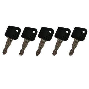 5Pc Ignition Keys 530 For Stapler Forklift Truck