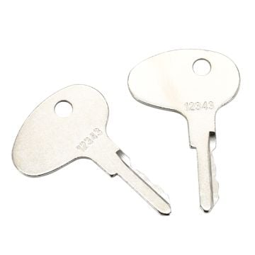 2Pcs Keys 12343 for Mitsubishi