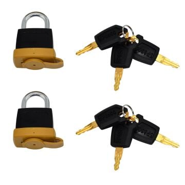 2pcs Padlock Keys 246-2641 For Caterpillar