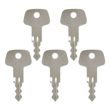 5 PCS Ignition Keys Gas Cap Fuel Cap Lock 706 For Liebherr