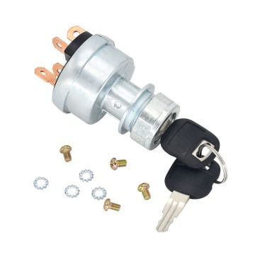 4 Wire Ignition Switch with 2 Keys 9G7641 For Caterpillar