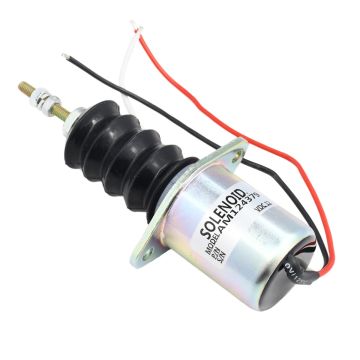 12V Fuel Stop Solenoid AM124379 For John Deere