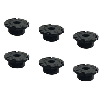 6 Pcs Engine Oil Pan Drain Plug 11137605018 For BMW