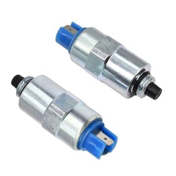 2 PCS 12V Diesel Stop Magnetic Valve Shutoff 7167-620A For Ford