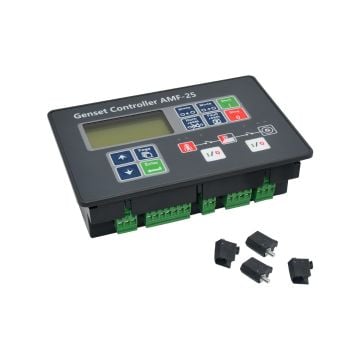 Genset Controller Self-Start Control Screen AMF25 For Generator