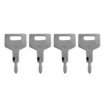 4Pcs Ignition Keys 17001-00019 for Takeuchi