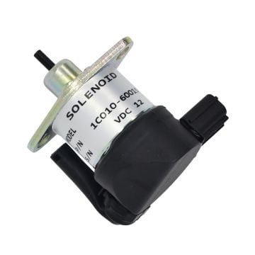 12V Fuel Shutoff Solenoid Valve 1C010-60015 For Kubota