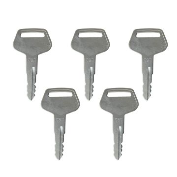 5pcs Ignition Keys TR261434 For Komatsu