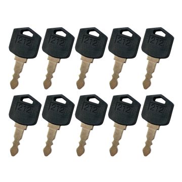 10 Pcs Ignition Keys ELI80-0094 For Doosan Daewoo